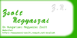 zsolt megyaszai business card